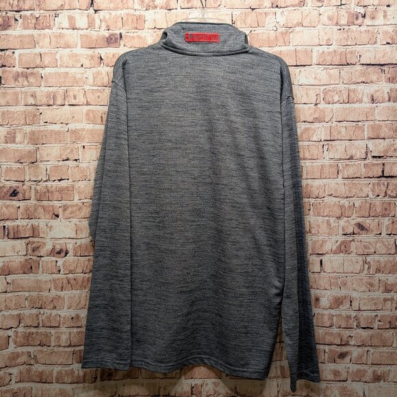 NHL Blackhawks Men's Pullover 1/4 Zip Size Small - Picture 12 of 13